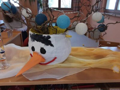 Kindergarten Schneemann