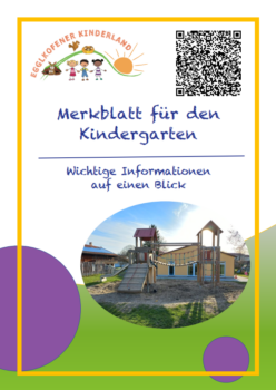 Kindergartenbroschüre
